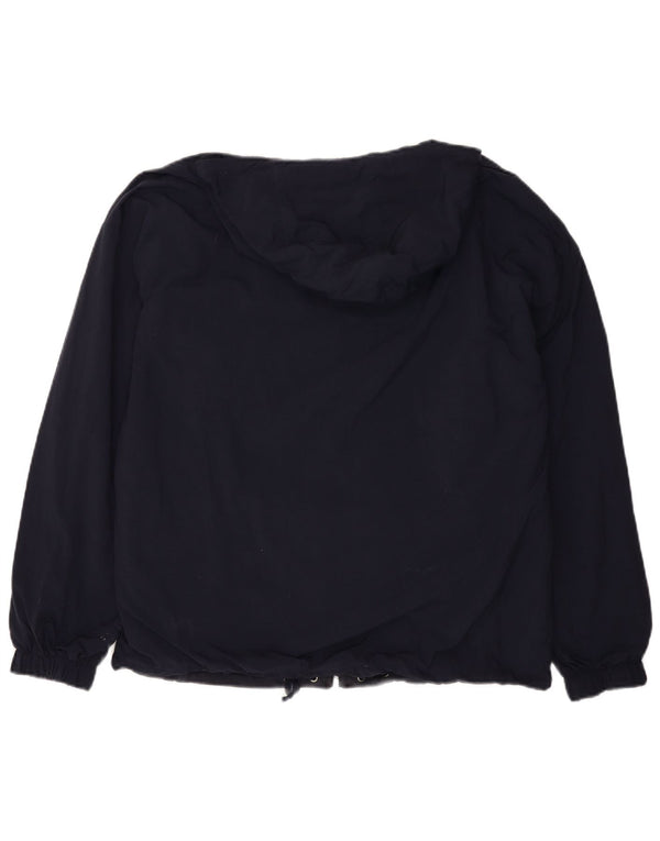 FILA Vendbar jakke med hætte til mænd IT 50 Large Navy Blue Colourblock