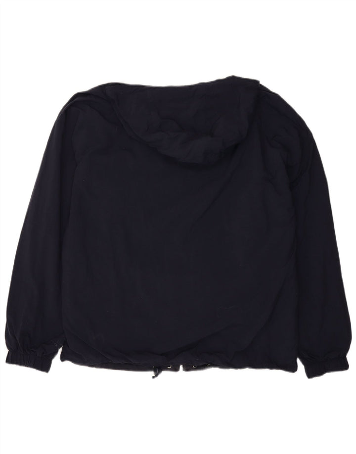 FILA Vendbar jakke med hætte til mænd IT 50 Large Navy Blue Colourblock