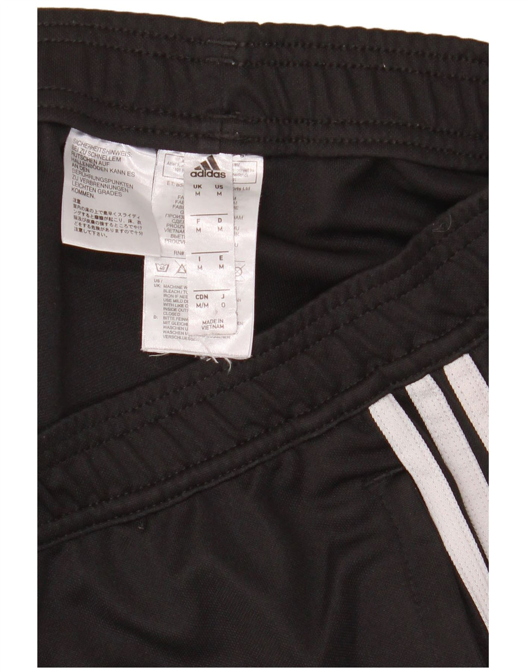 Adidas Træningsdragtsbukser til mænd Medium Sort Polyester