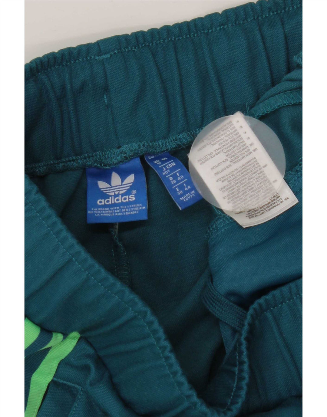Adidas Dame træningsdragt Bukser UK 12 Medium Blue Bomuld