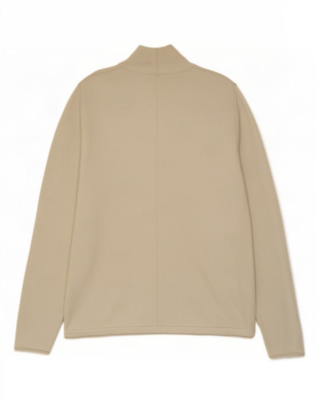 Whistle Dame Turtle Neck Jumper Sweater UK 12 Medium Beige