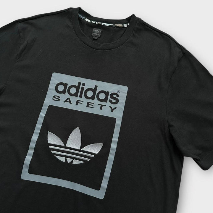 Vintage Adidas safety spell out-t-shirt - XL