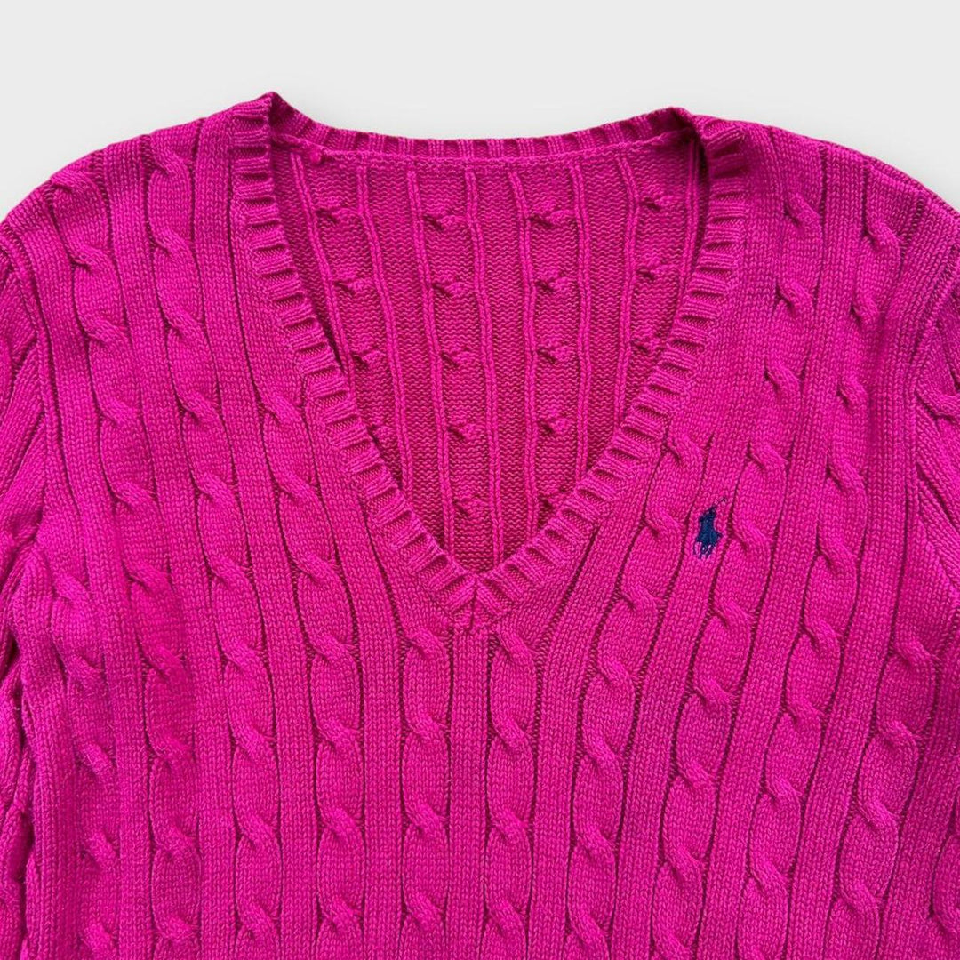 Ralph Lauren kabelstrikket trøje - medium