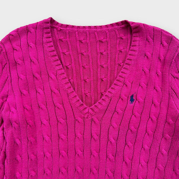 Ralph Lauren kabelstrikket trøje - medium