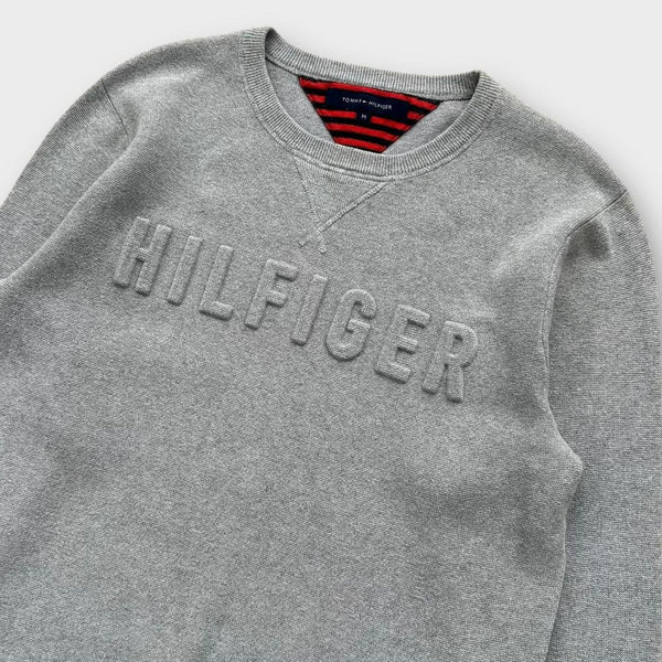 Tommy Hilfiger spell out knit jumper - medium