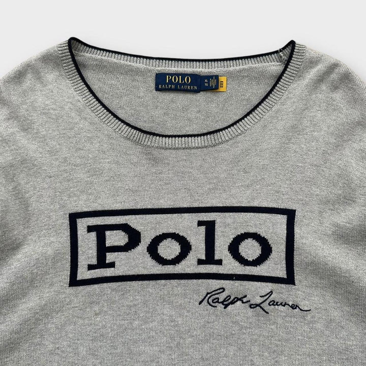 Ralph Lauren strik trøje spelout - XL