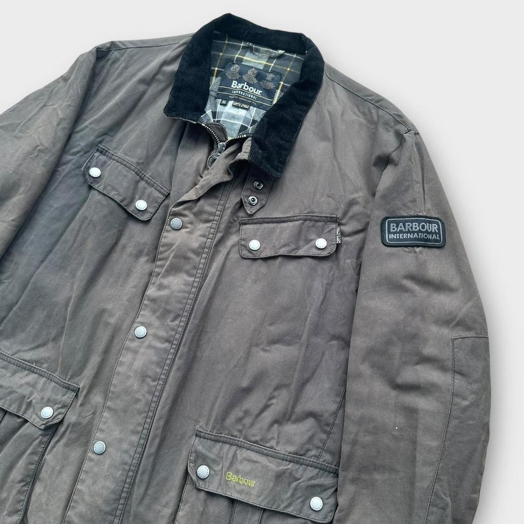 Barbour international voksjakke - XL