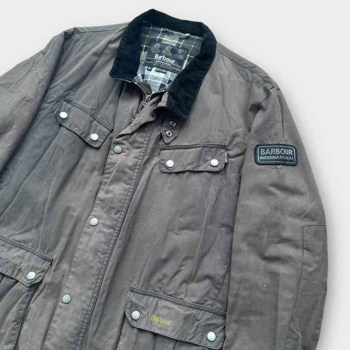 Barbour international voksjakke - XL