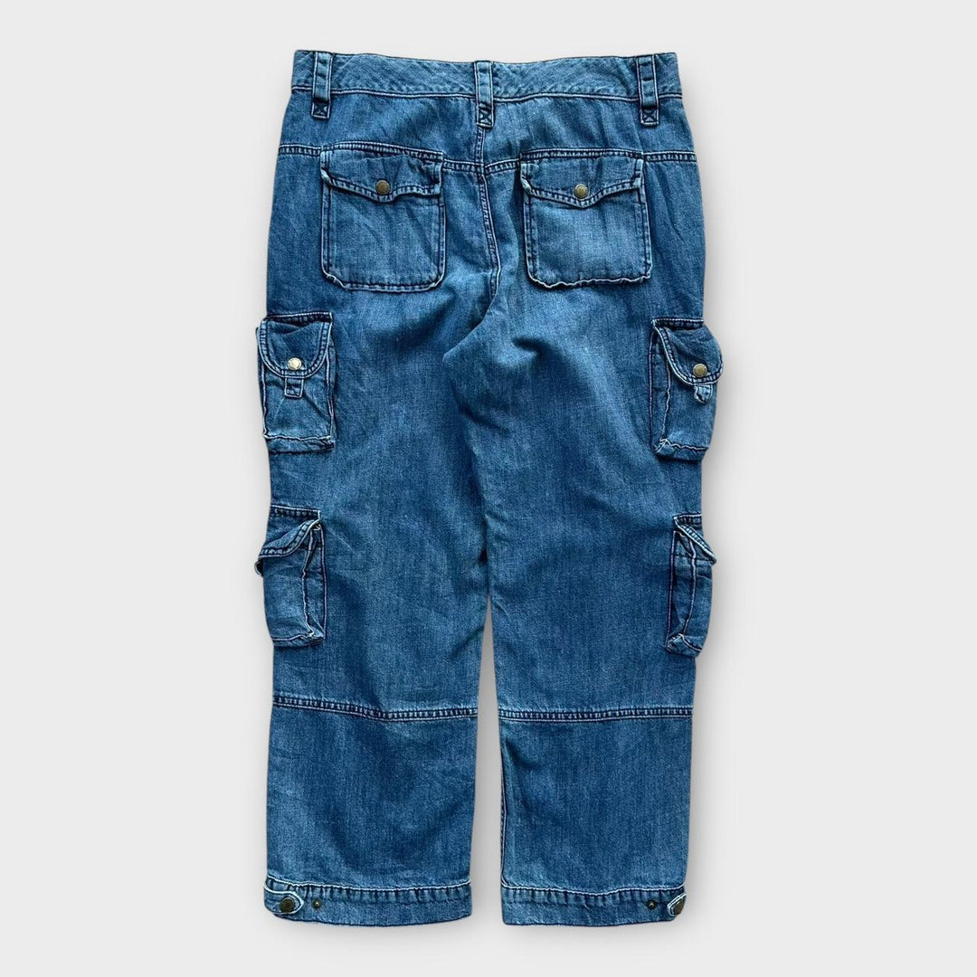 Ralph Lauren cargobukser med brede ben - dame 10
