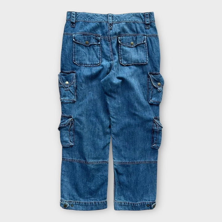 Ralph Lauren cargobukser med brede ben - dame 10