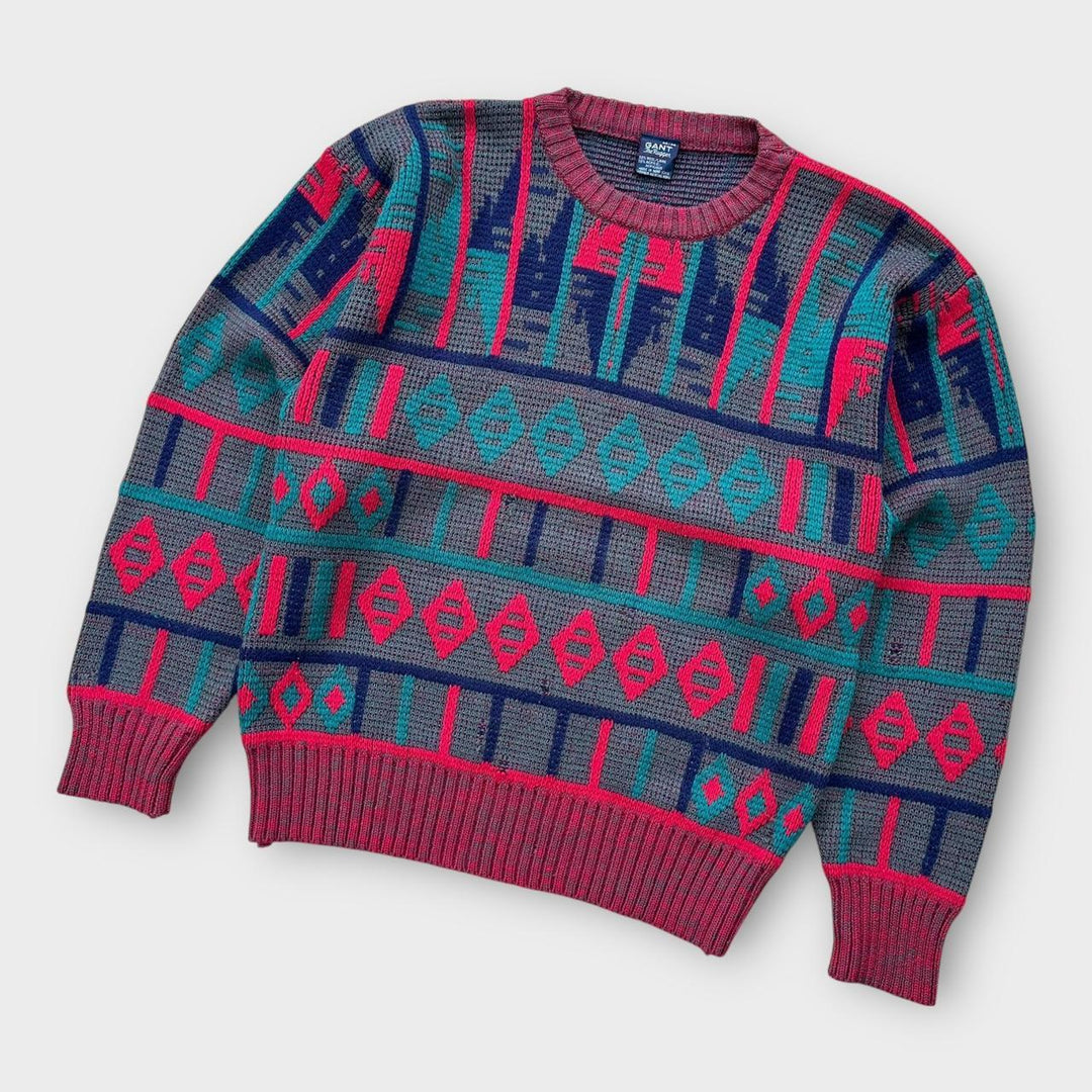 Vintage striktrøje fra Gant - medium