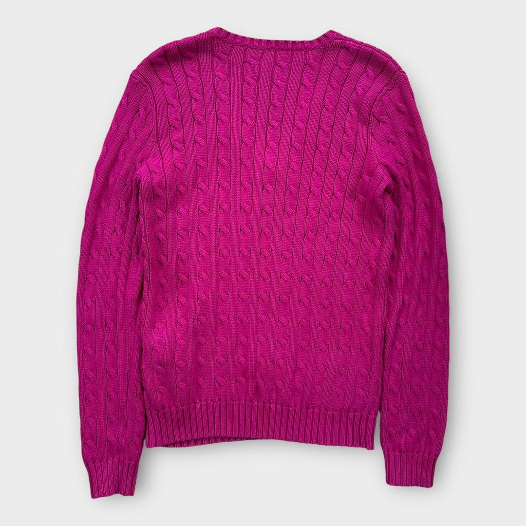 Ralph Lauren kabelstrikket trøje - medium