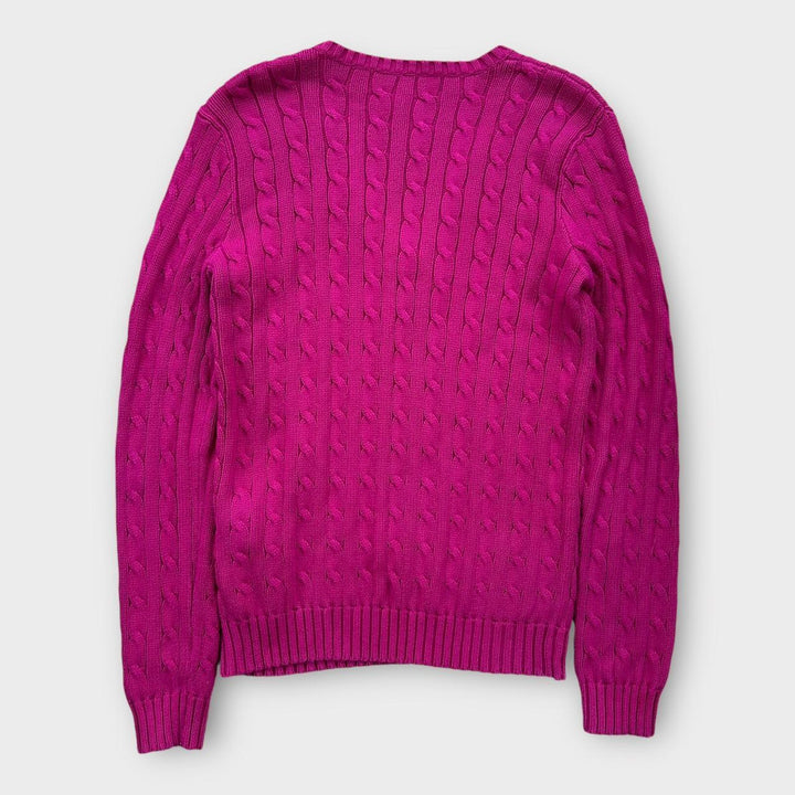 Ralph Lauren kabelstrikket trøje - medium