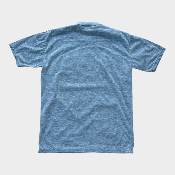 Vintage 80'er Rangers fodbold grafisk t-shirt - stor (passer som en medium)