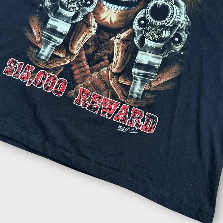 Skull grafisk t-shirt - XL