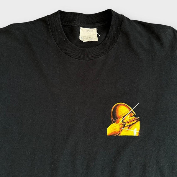 Vintage Strong bue grafisk t-shirt - XL