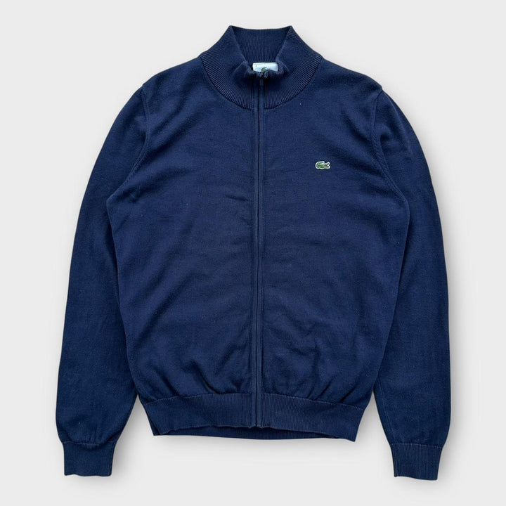 Lacoste striktrøje med lynlås - medium