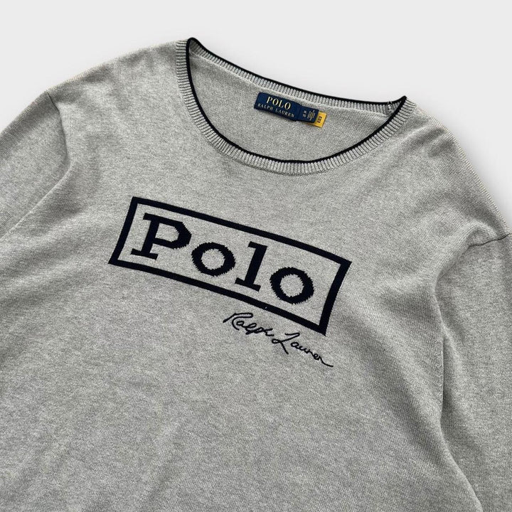 Ralph Lauren strik trøje spelout - XL