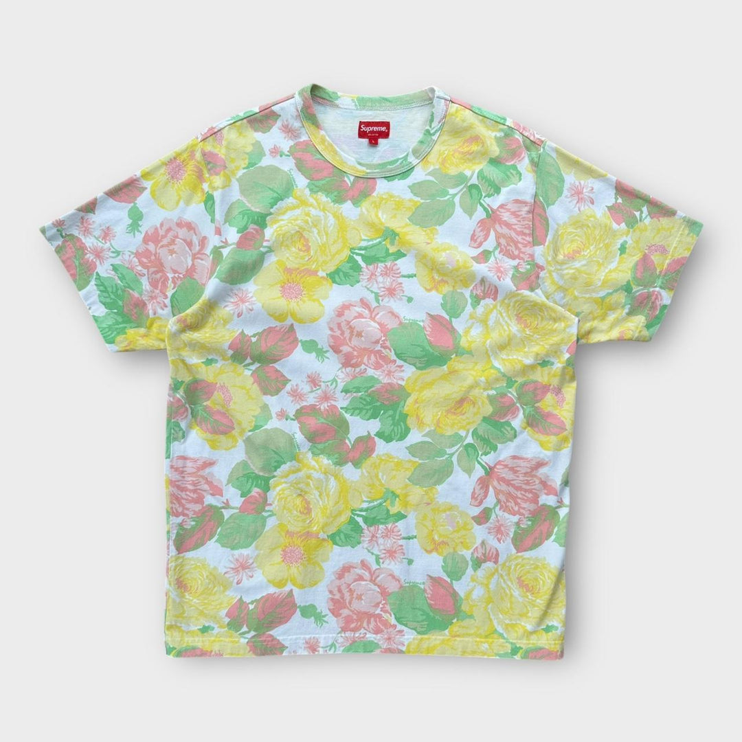 Supreme flowers grafisk t-shirt - stor