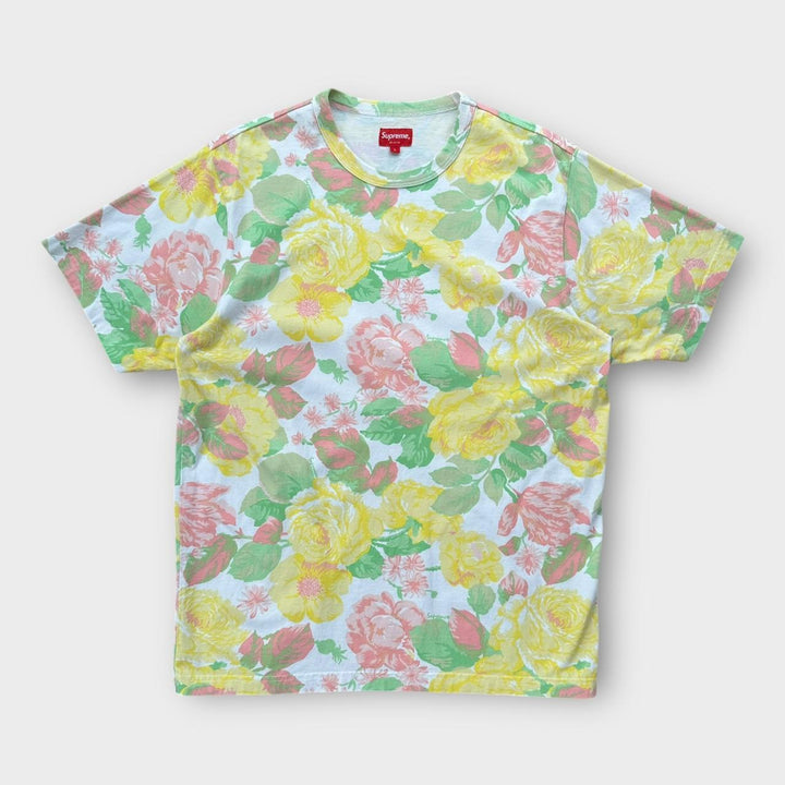 Supreme flowers grafisk t-shirt - stor