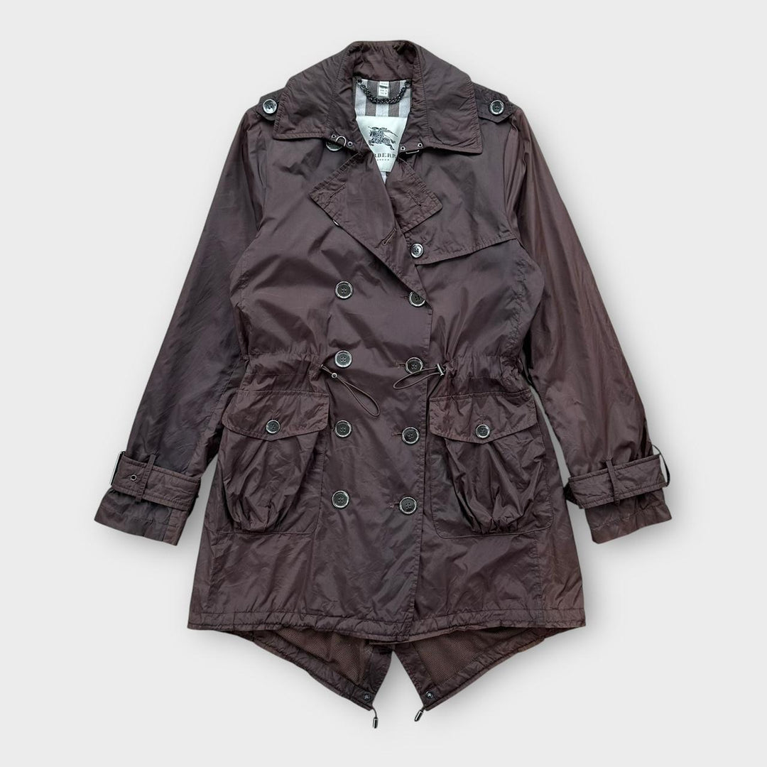 Vintage Burberry nylon trenchcoat - UK6