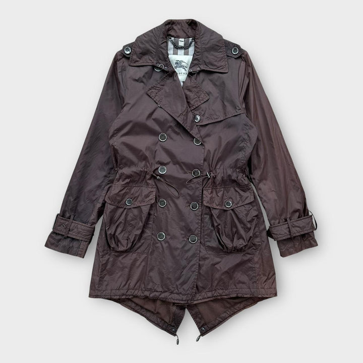 Vintage Burberry nylon trenchcoat - UK6
