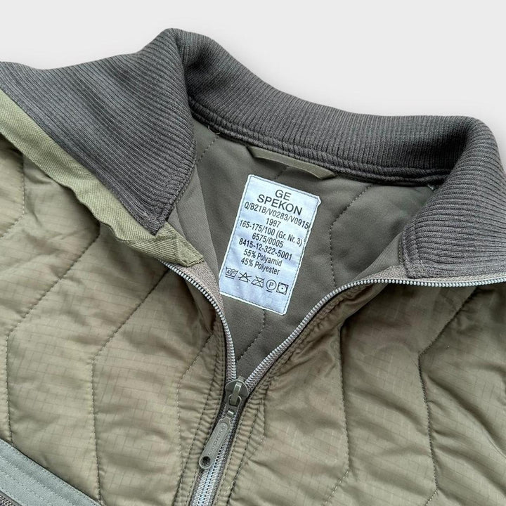 Vintage tysk militær liner jakke - medium