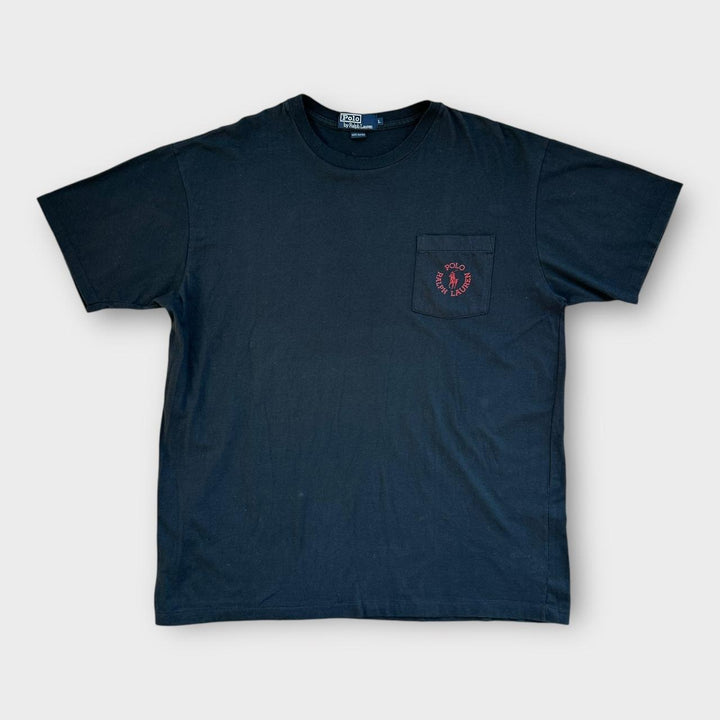 Vintage Ralph Lauren lomme-t-shirt - stor