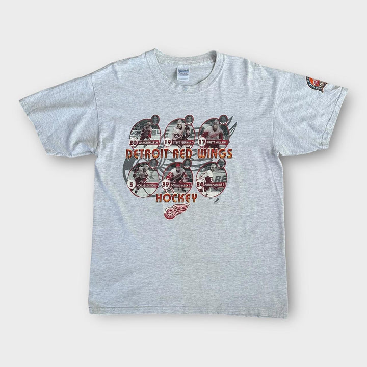 Vintage NHL Detroit røde wings t-shirt - stor