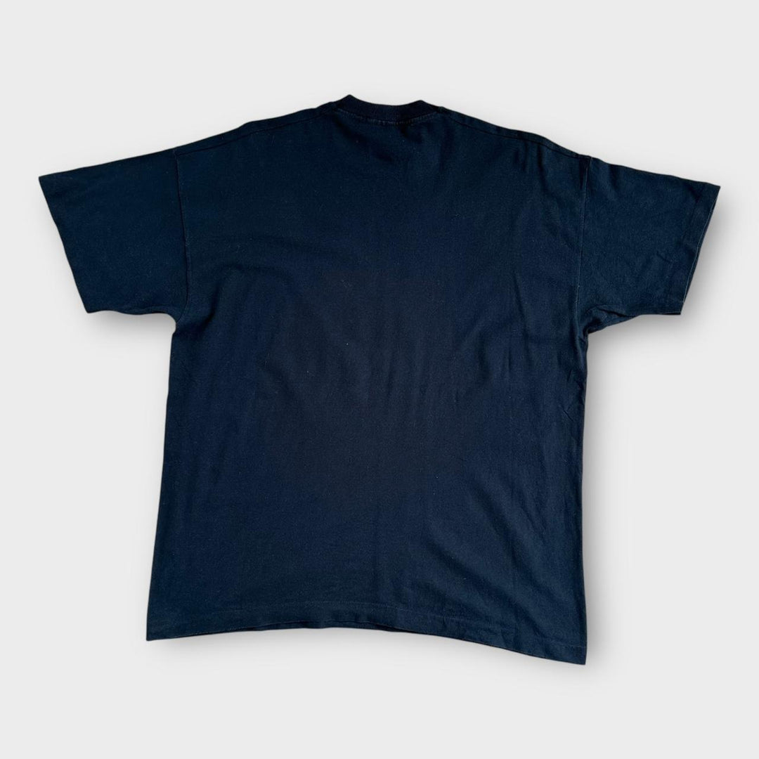 Vintage Strong bue grafisk t-shirt - XL