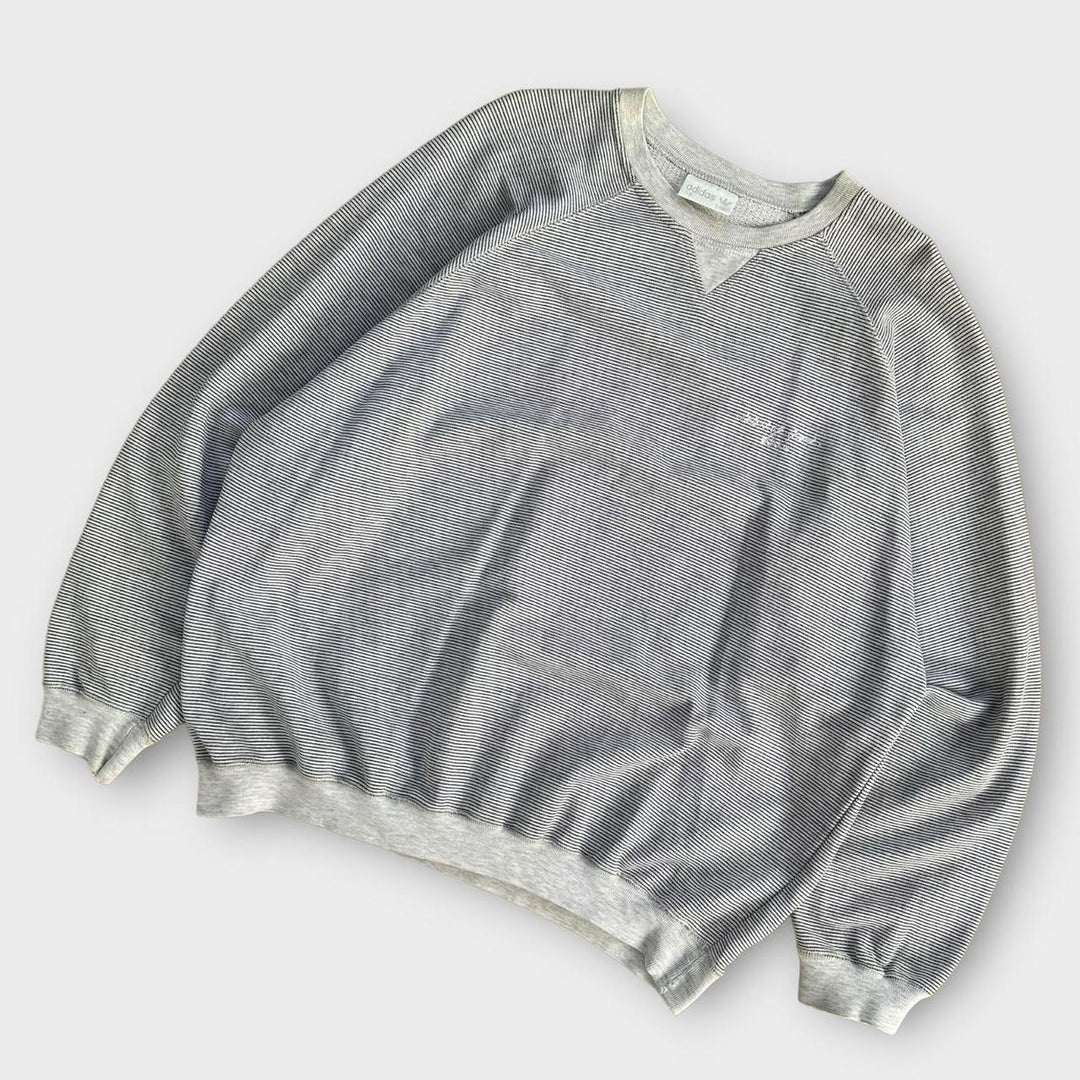 Adidas stribet sweatshirt - stor