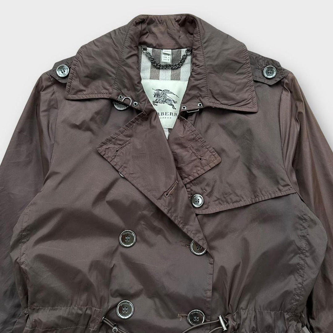 Vintage Burberry nylon trenchcoat - UK6
