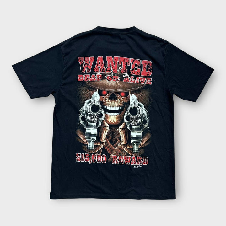 Skull grafisk t-shirt - XL