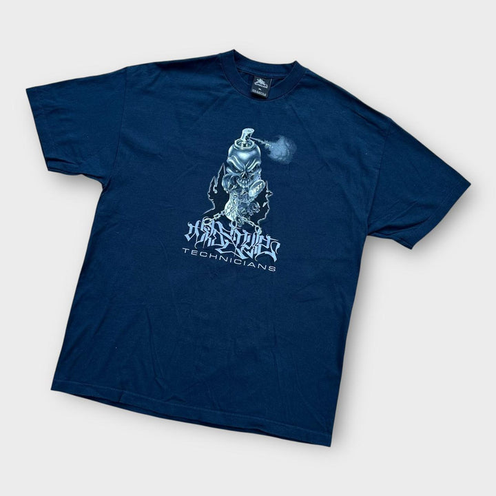 Wild style Technicians Hip-Hop grafisk t-shirt - XL