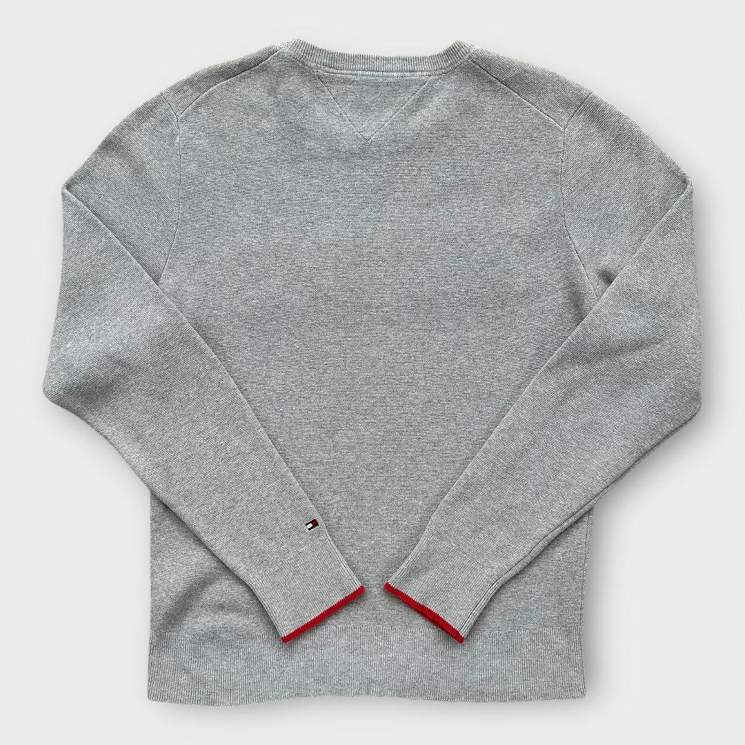 Tommy Hilfiger spell out striktrøje - medium