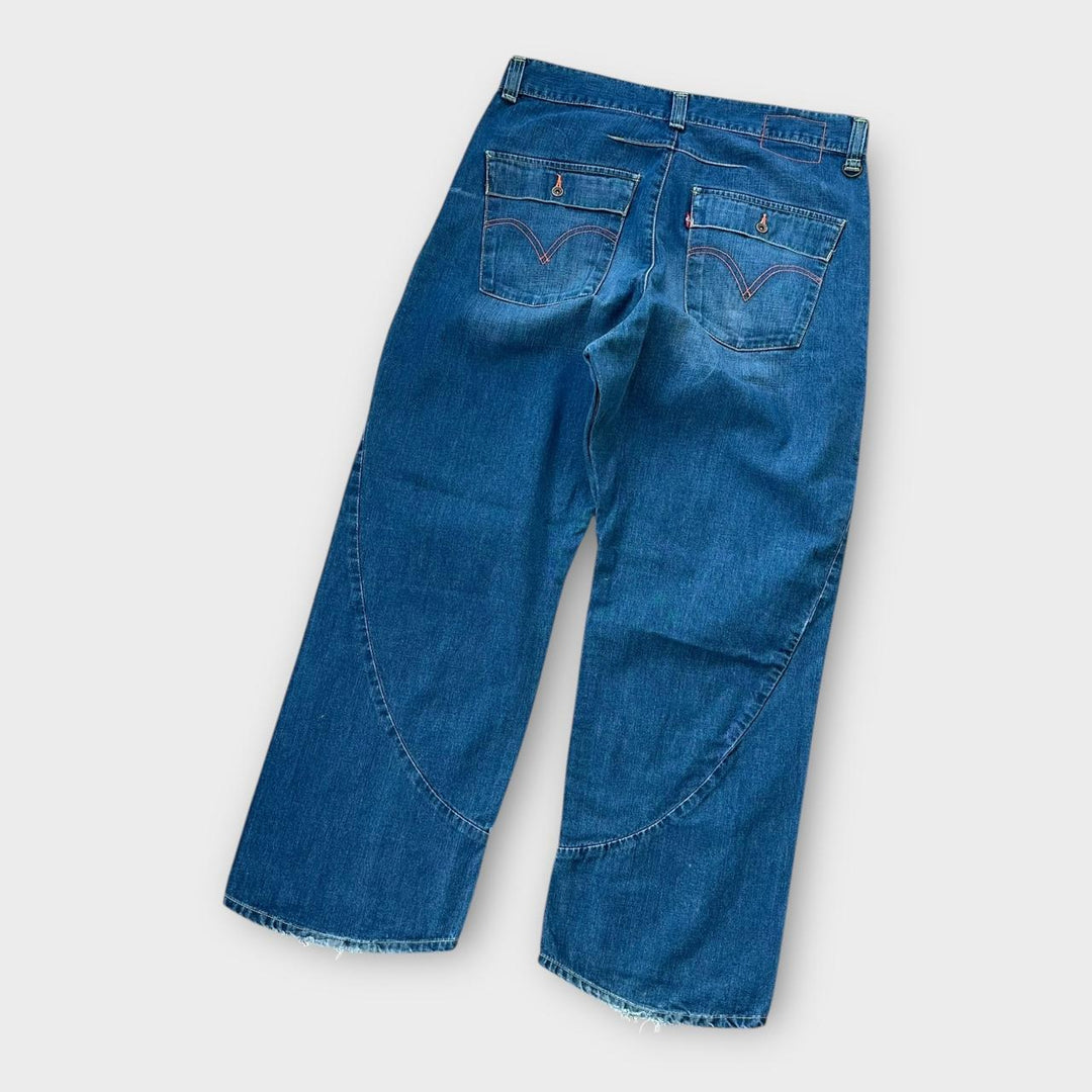 Baggy Levi's snoede jeans - 34 talje