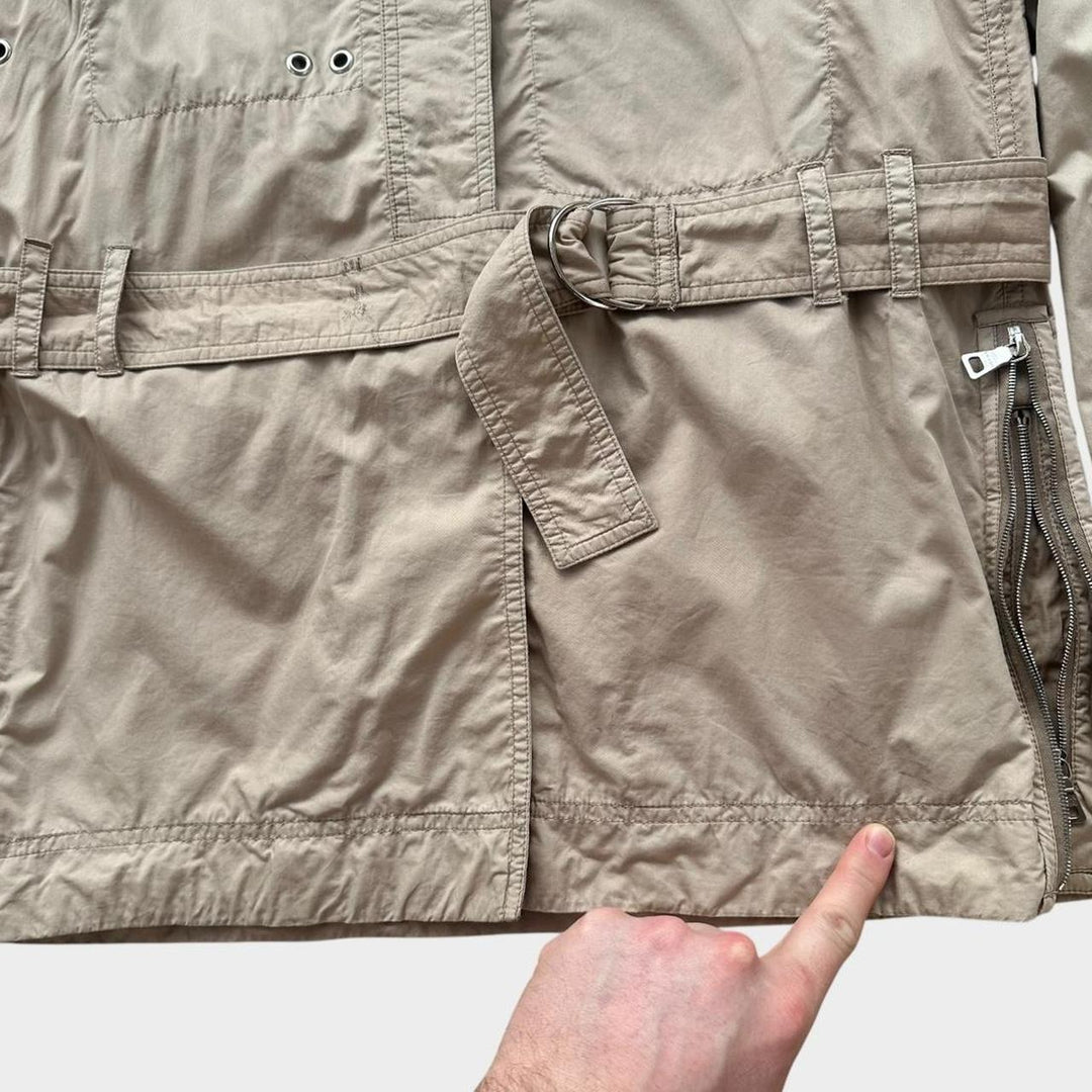 Prada sport teknisk trenchcoat - dame mellemstørrelse 44 (tjek