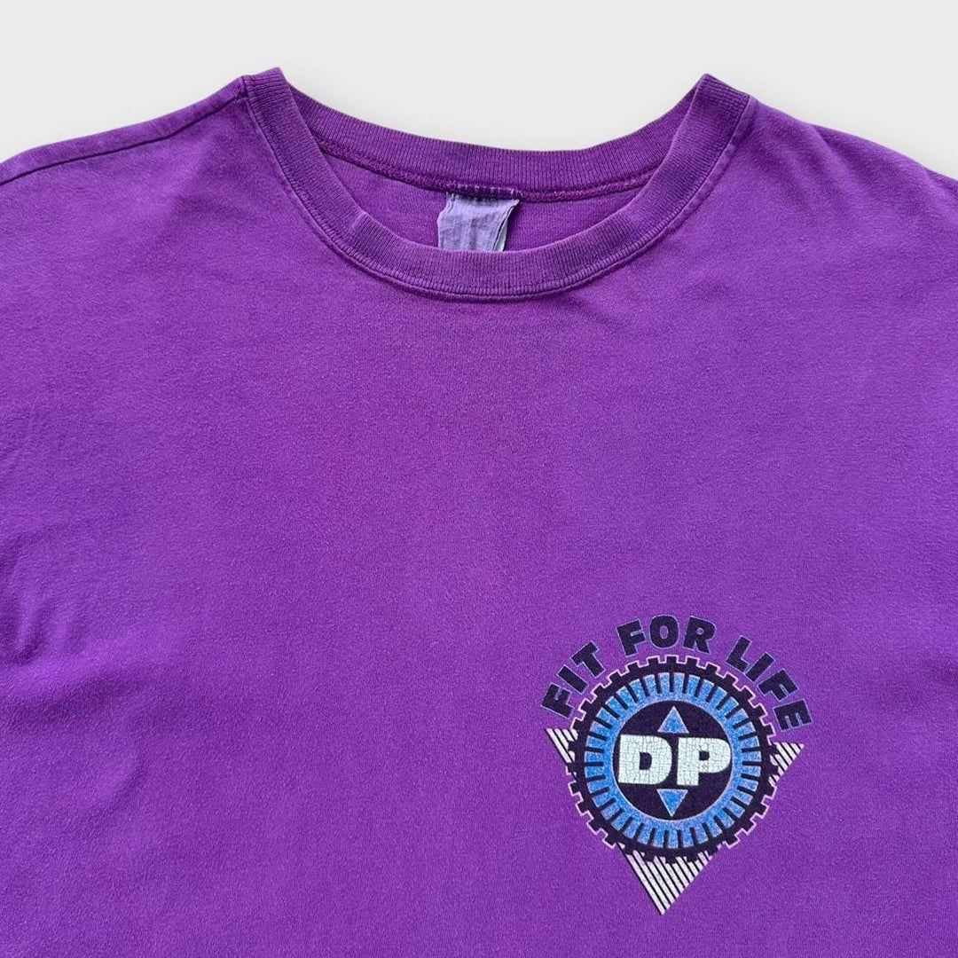 Vintage grafik t-shirt til gymnastiksalen - XXL
