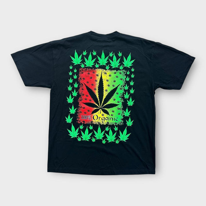 Weed grafisk t-shirt - XL