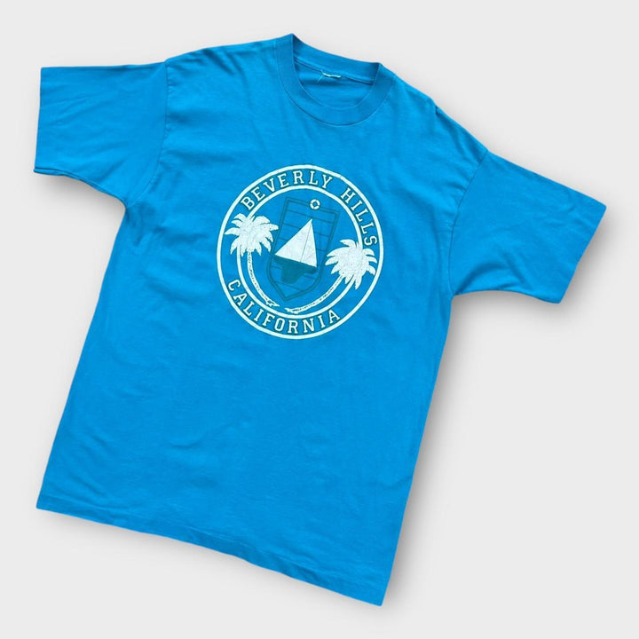 Vintage enkeltstings grafisk t-shirt - XL