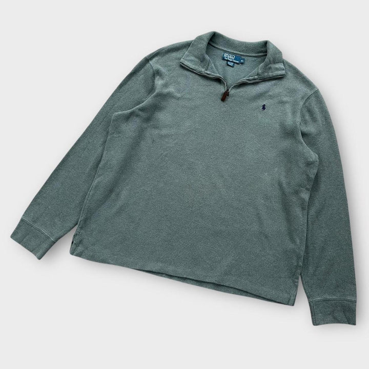 Polo Ralph Lauren trøje med kvart lynlås - XL