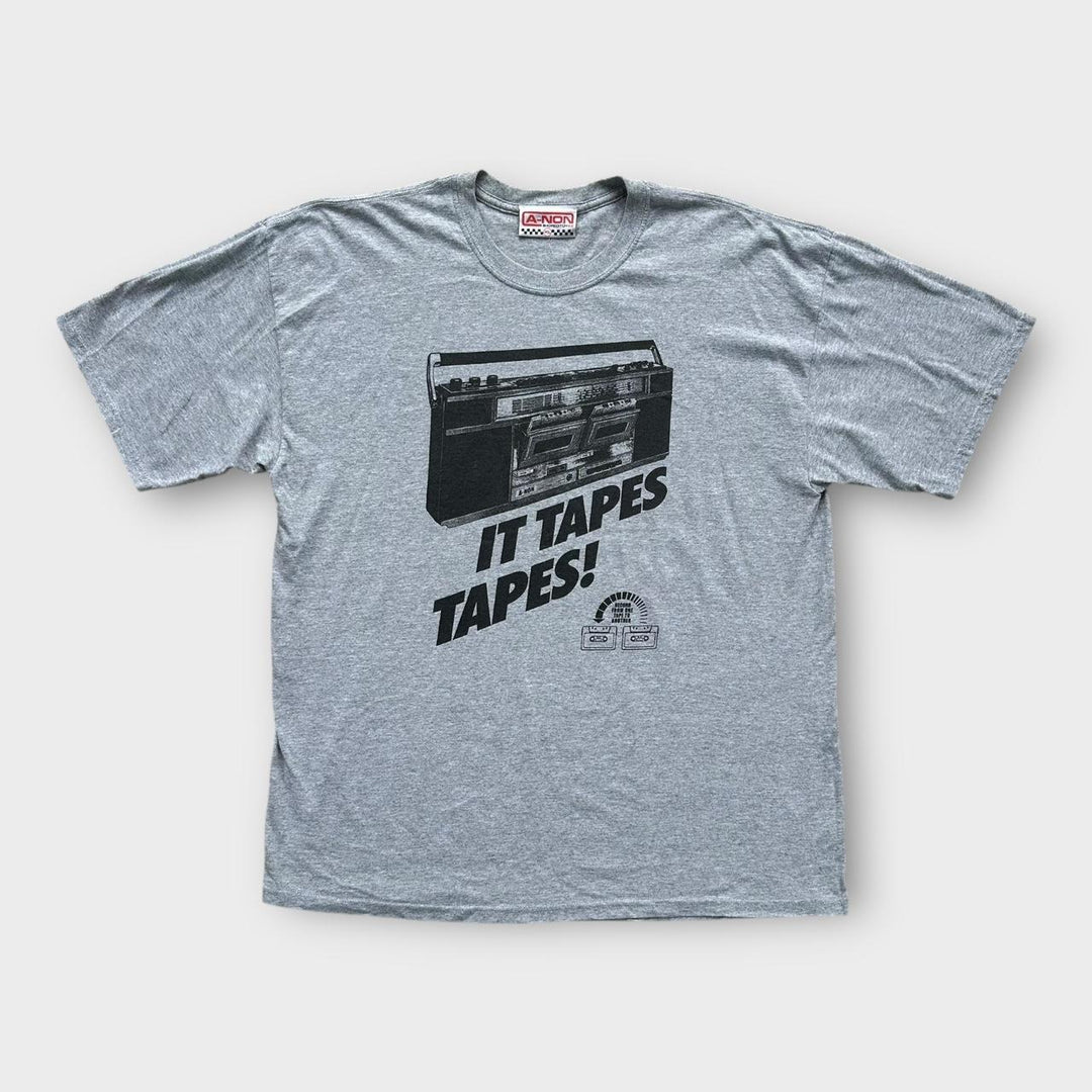 DJ tape grafisk t-shirt - XL