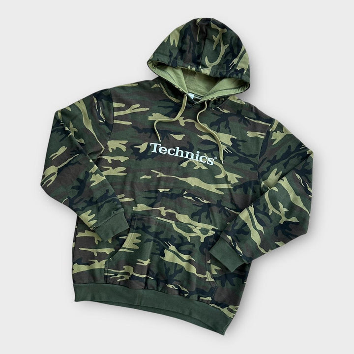 Vintage Technics DJ hættetrøje - stor