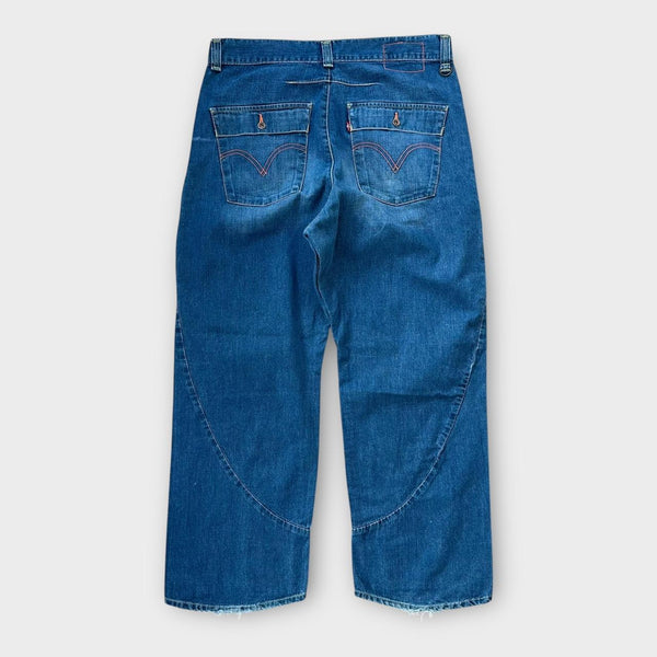 Baggy Levi's snoede jeans - 34 talje