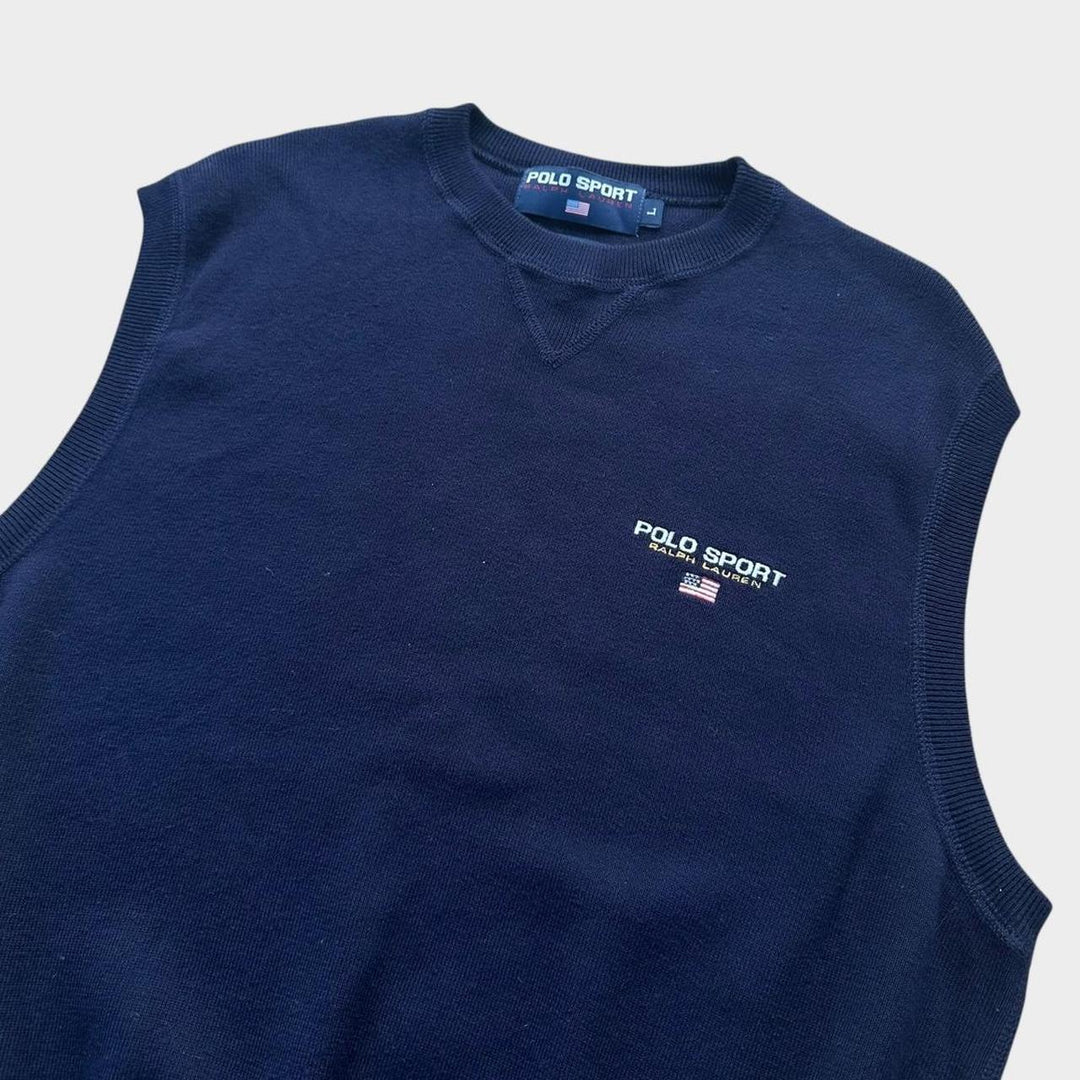 Polo sport strik vest - stor