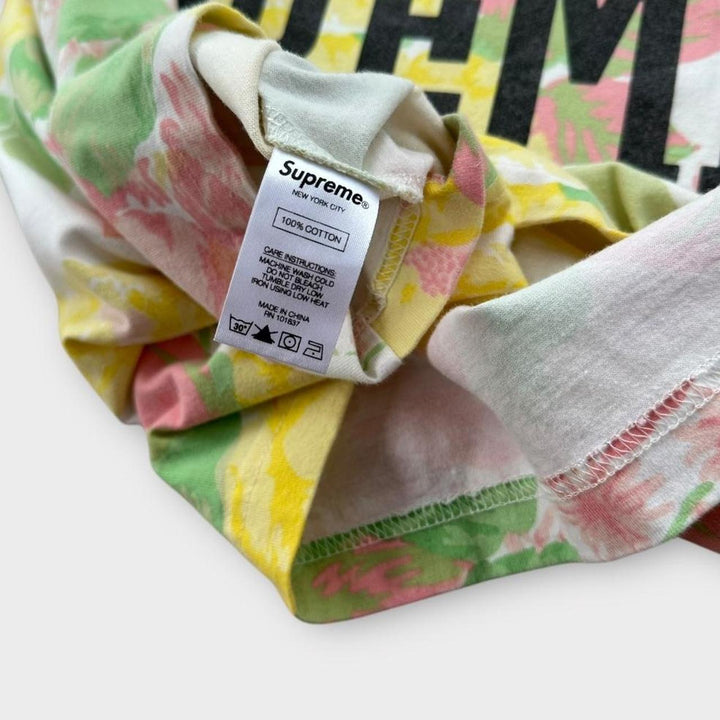 Supreme flowers grafisk t-shirt - stor
