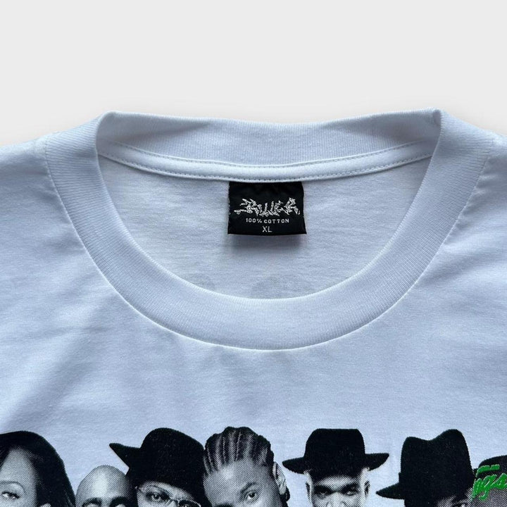 Y2K Hip-hop grafisk t-shirt - XL