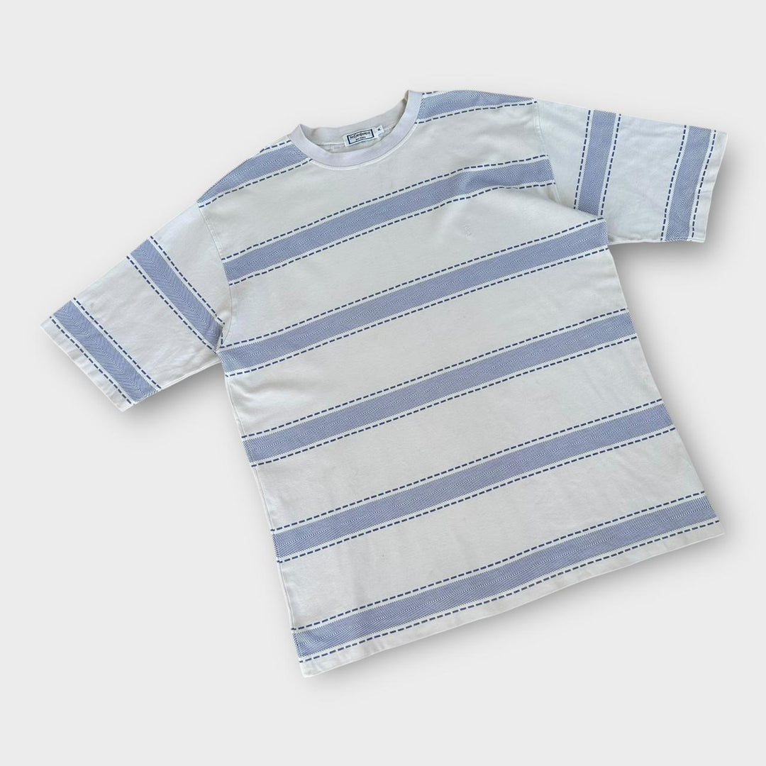 Vintage YSL mønstret t-shirt - XL