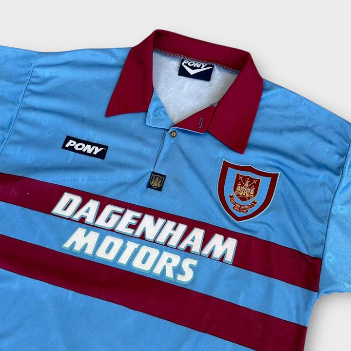 Vintage West Ham fodboldtrøje - stor