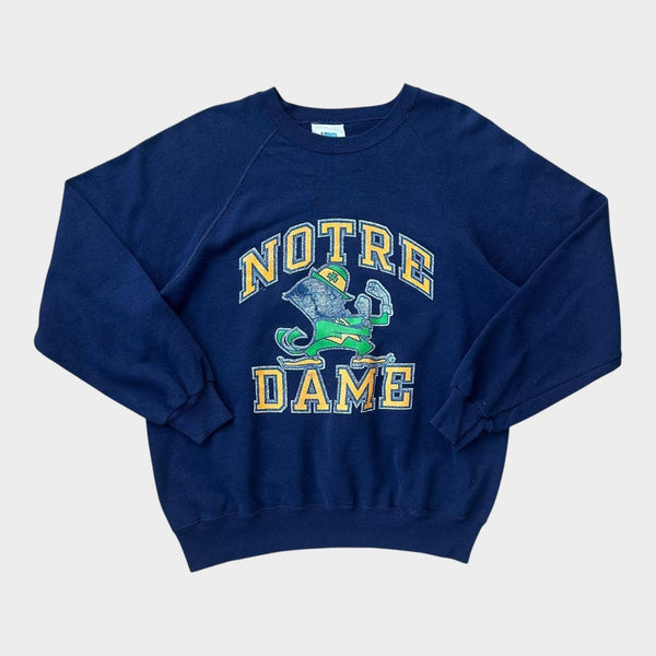 Vintage 80'er Notre Dame mester sweatshirt - XL